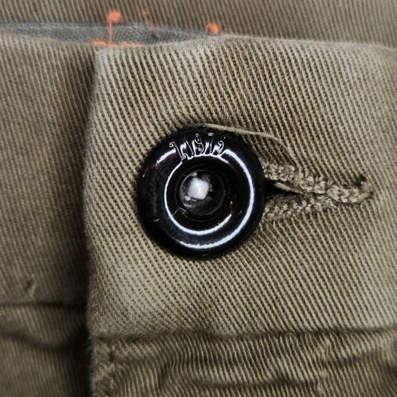 Zara green skinny cargo Khakis - Picture 10 of 12